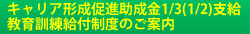 キャリア形成促進助成金のご案内