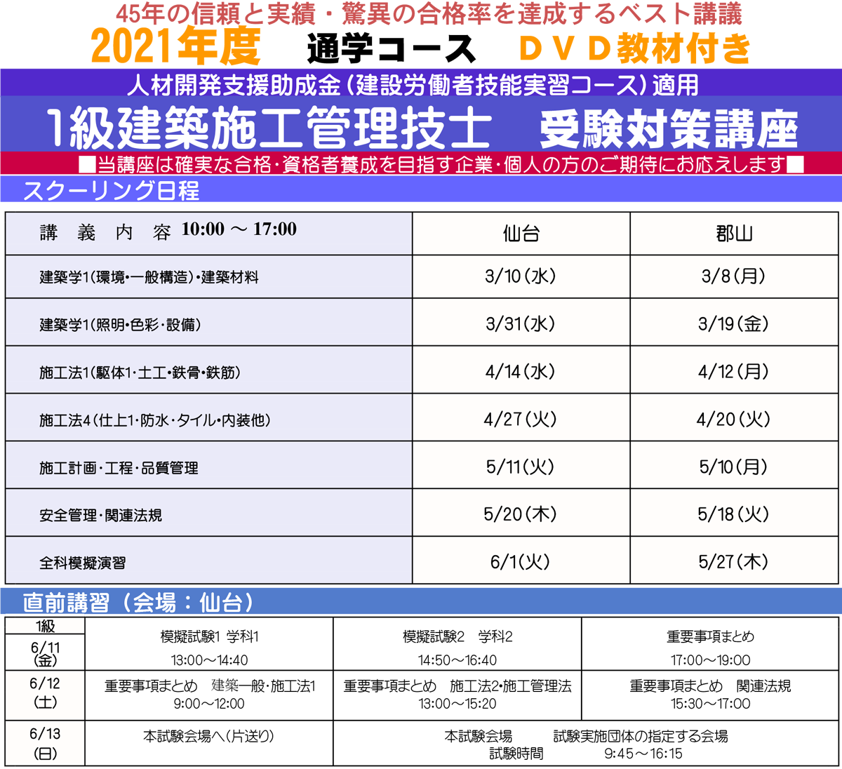 受験対策は東北技術検定研修協会へ 受験対策は東北技術検定研修協会へ